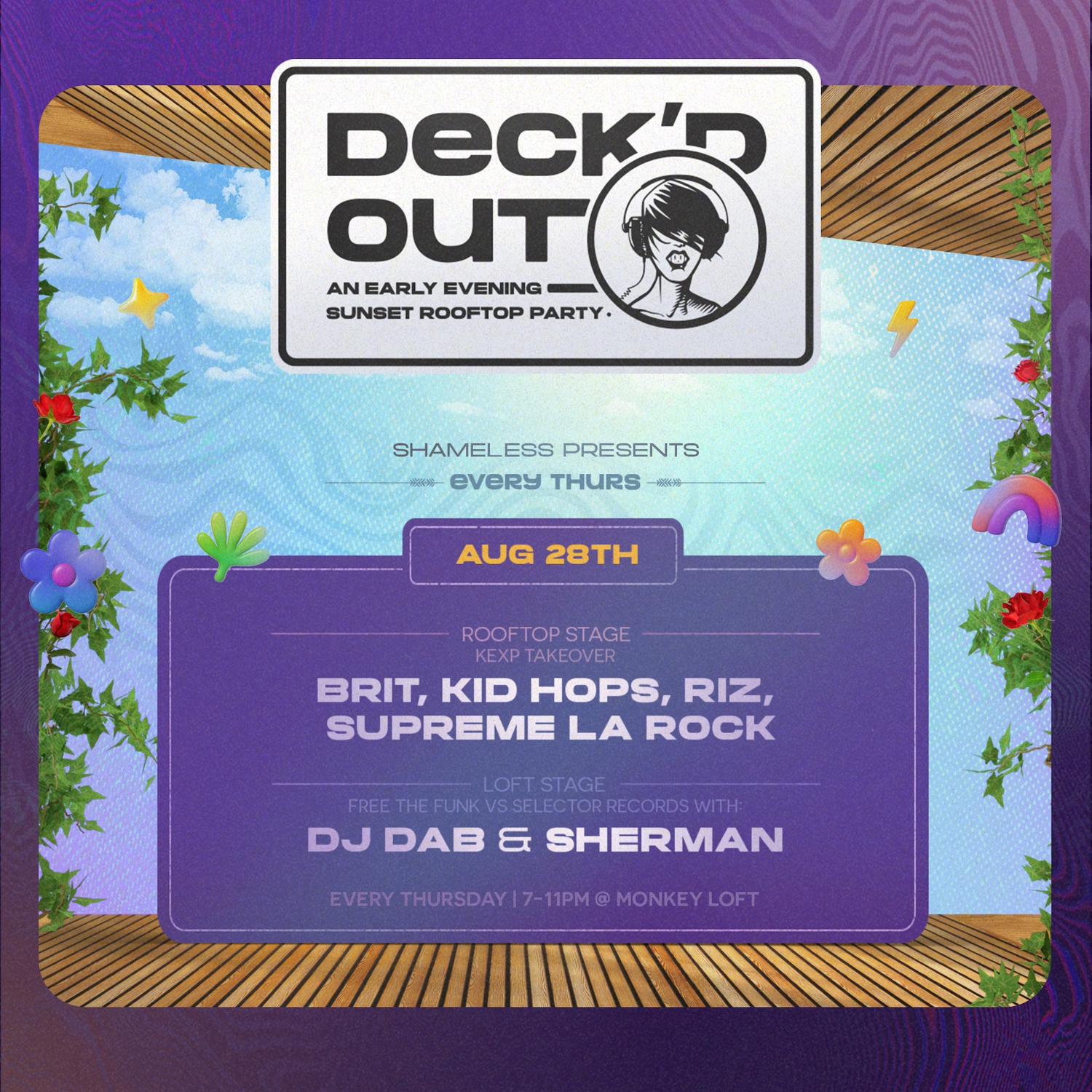 Deck'D Out #11 Kexp Showcase & Free The Funk Vs Selector Records