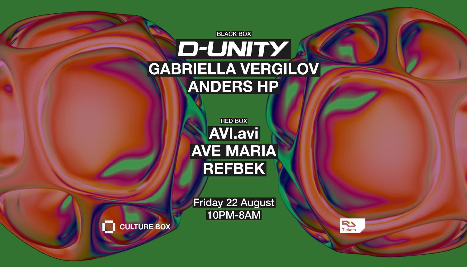 D-Unity / Gabriella Vergilov / Anders Hp / Avi.Avi / Ave Maria / Refbek