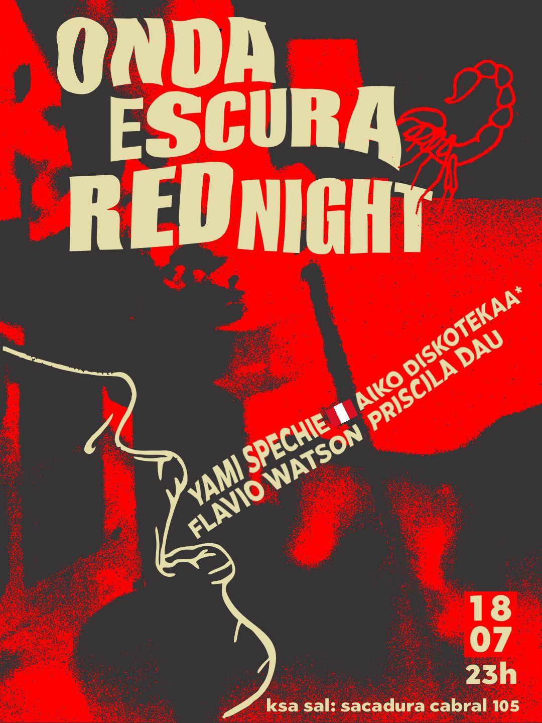 Onda Escura + Red Night Techno Presents: Yami Spechie (Pe)