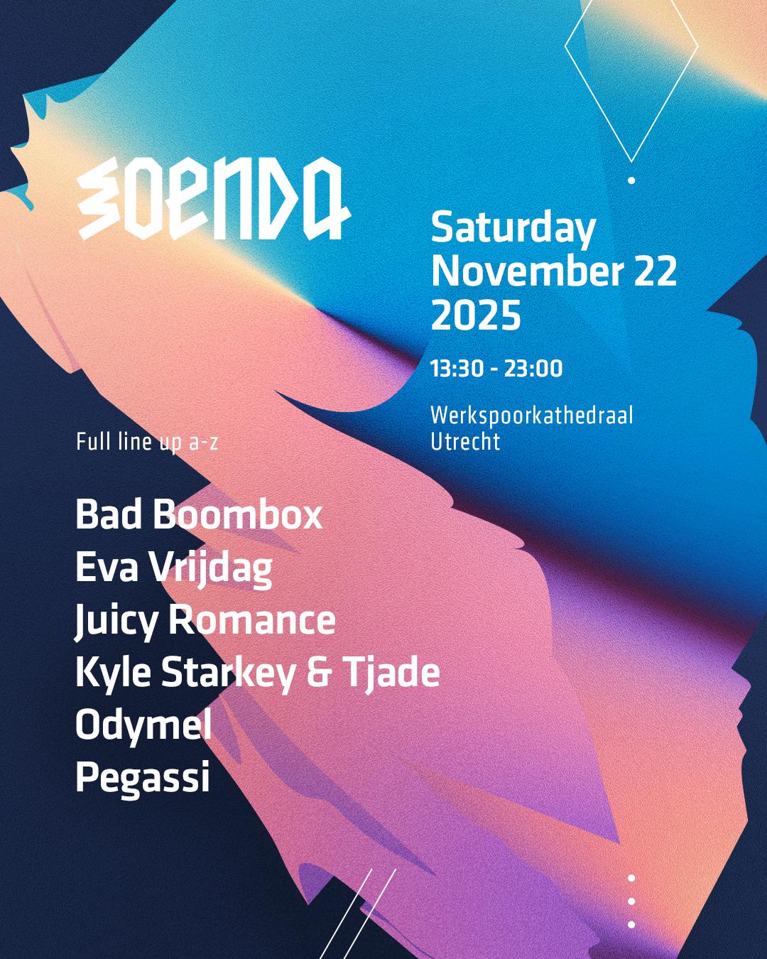 Soenda Indoor Werkspoorkathedraal 2025 Saturday