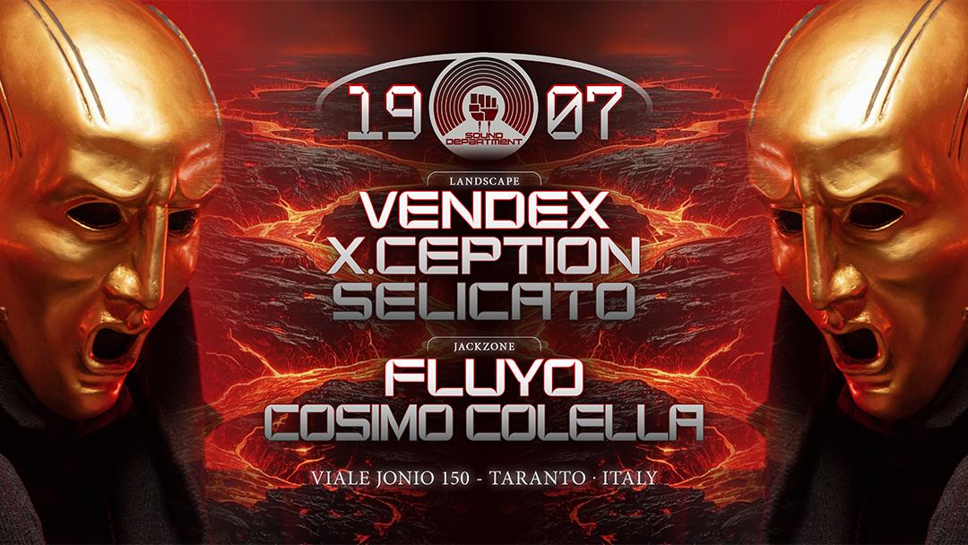 Sound Department 19 July With Vendex And Fluyo