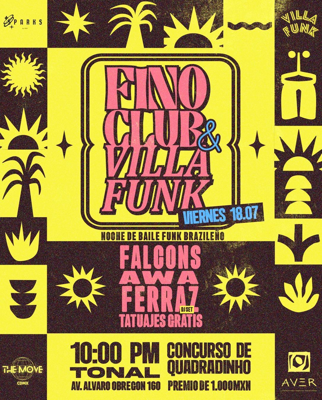 Fino Club & Villa Funk: Noche De Funk Brazileño