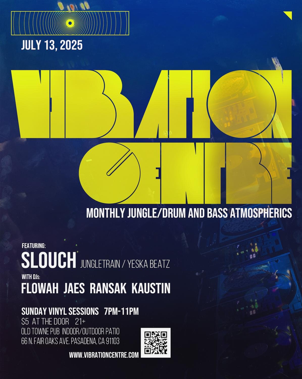 Vibration Centre Drum&Bass Atmospherics Feat. Slouch (Jungletrain / Yeska Beatz)