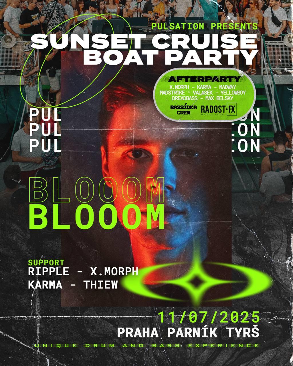 Pulsation Boats Afterparty Radost Fx: Bassídka Crew & Guests With X.Morph & Karma