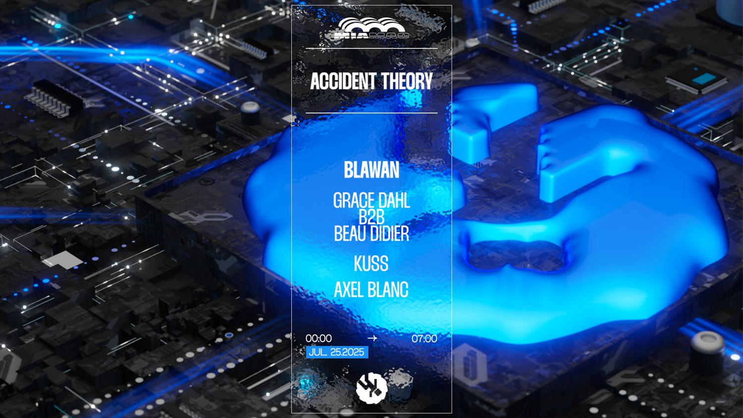 Accident Theory: Blawan, Grace Dahl B2B Beau Didier, Kuss, Axel Blanc