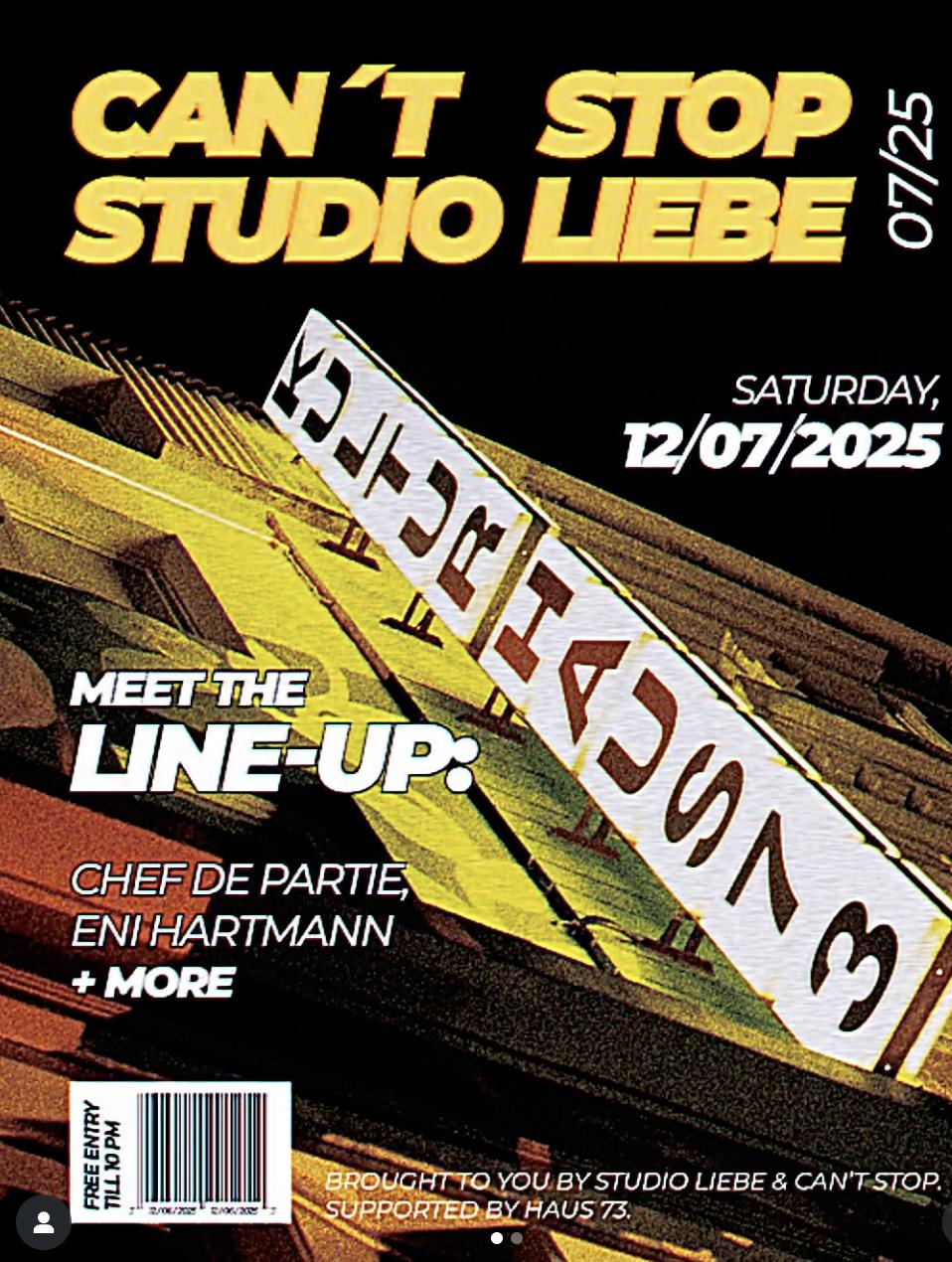 Can'T Stop X Studio Liebe No 2