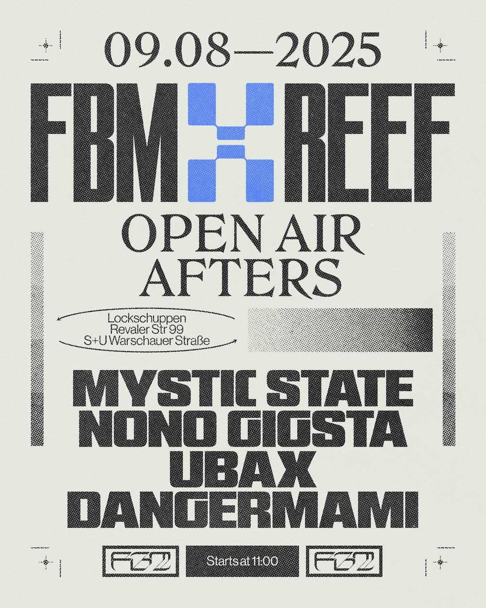 Fbm X Reef Open Air Afters