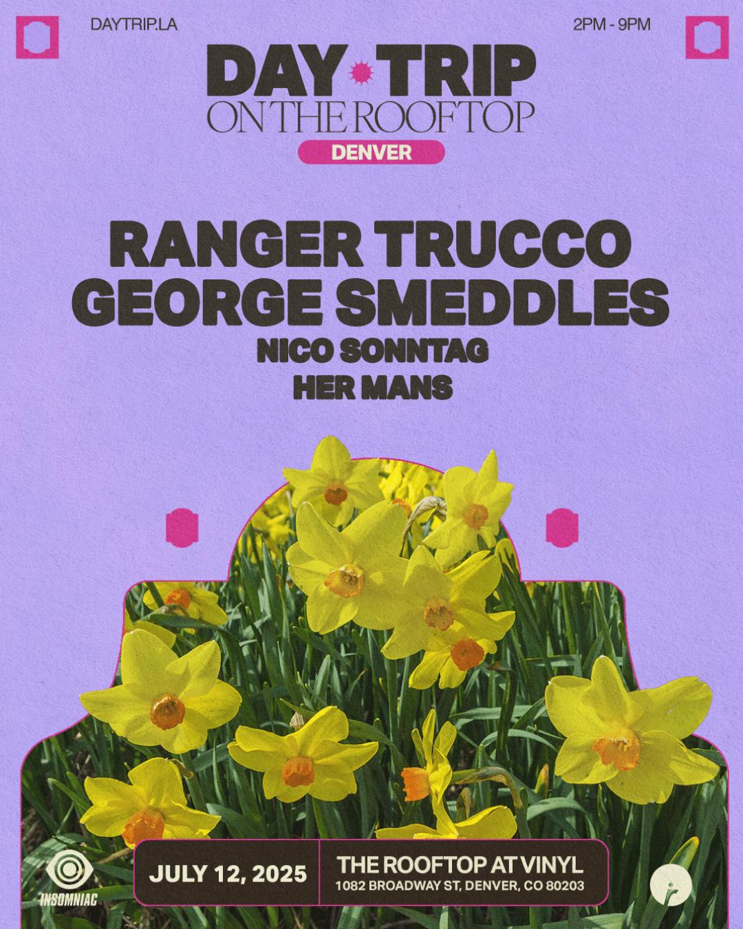 Day Trip: Ranger Trucco + George Smeddles // Club Vinyl Rooftop