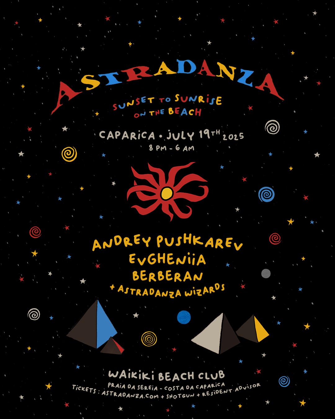Astradanza Sunset To Sunrise On The Beach: Andrey Pushkarev