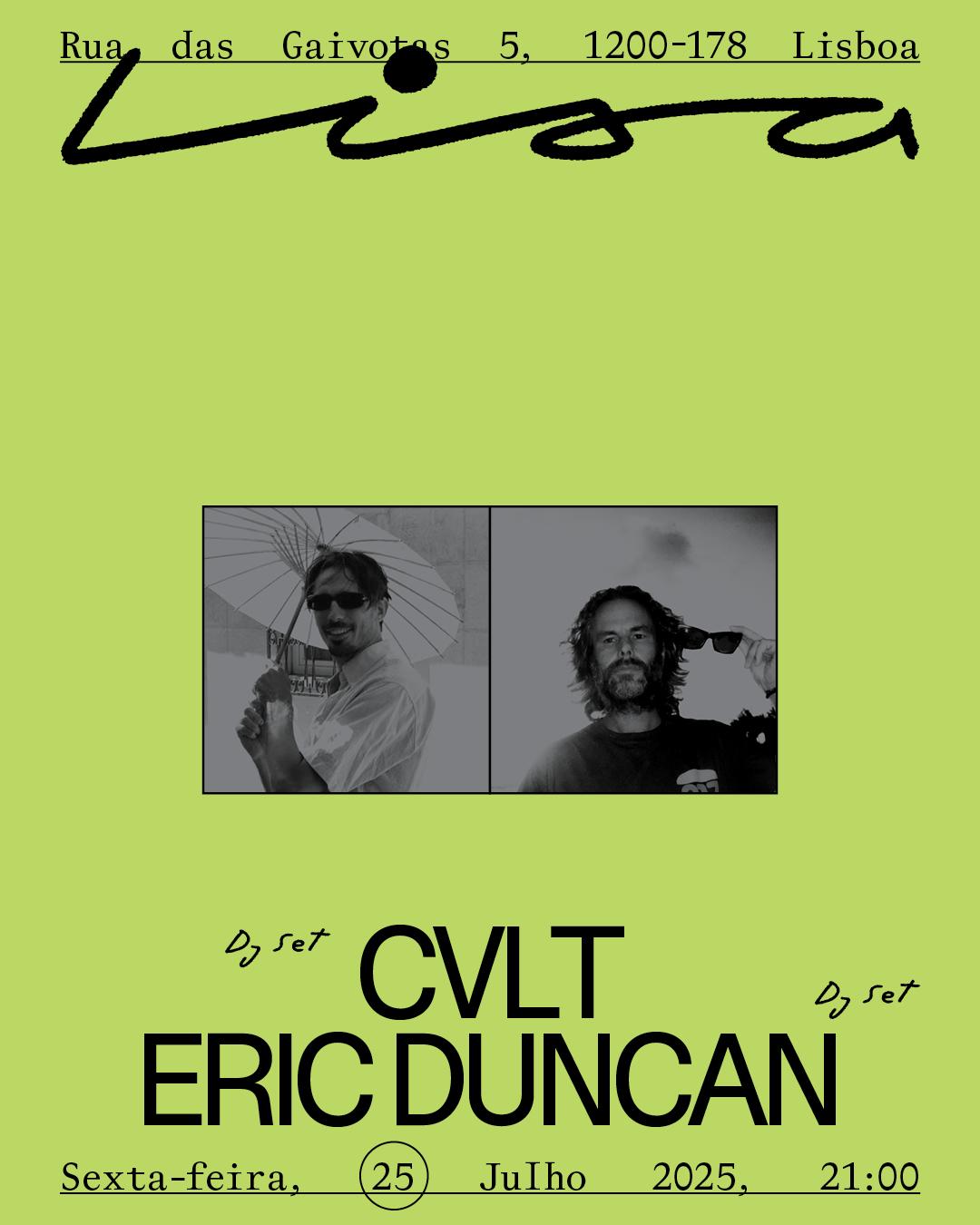 Sala Lisa: Cvlt & Eric Duncan