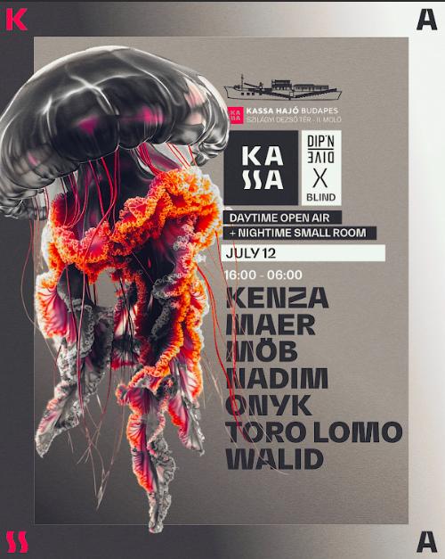 Dip'N'Dive X Blind At Kassa - Free Entry Until Midnight