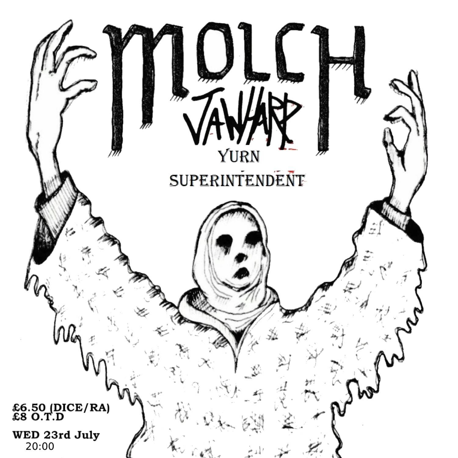 Mot Live: Molch / Jawharp / Yurn / Superintendent