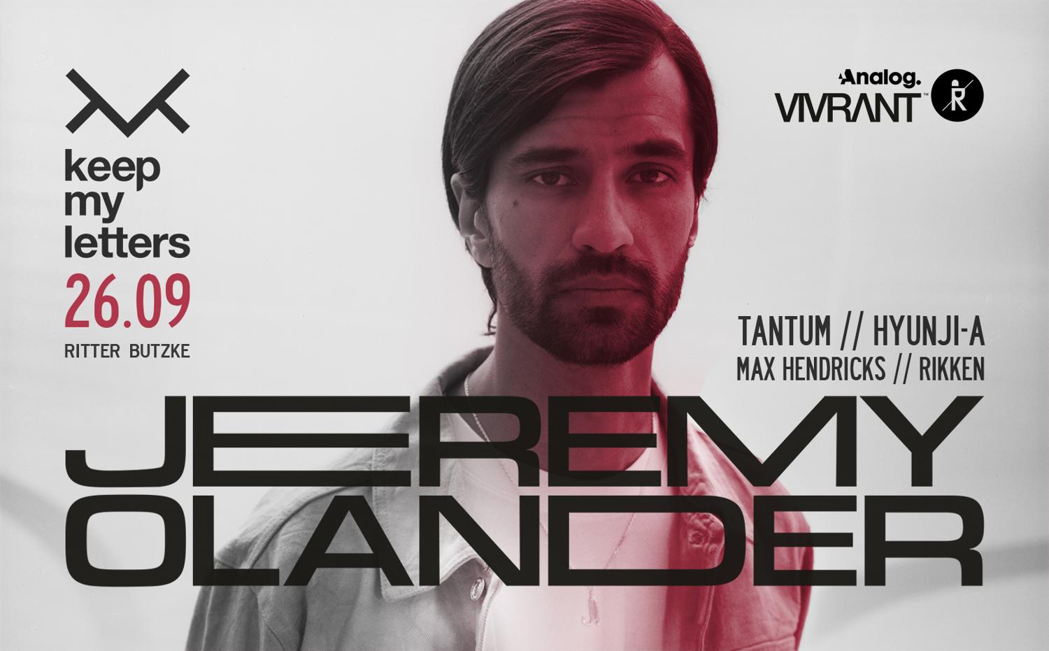 Keep My Letters W/ Jeremy Olander