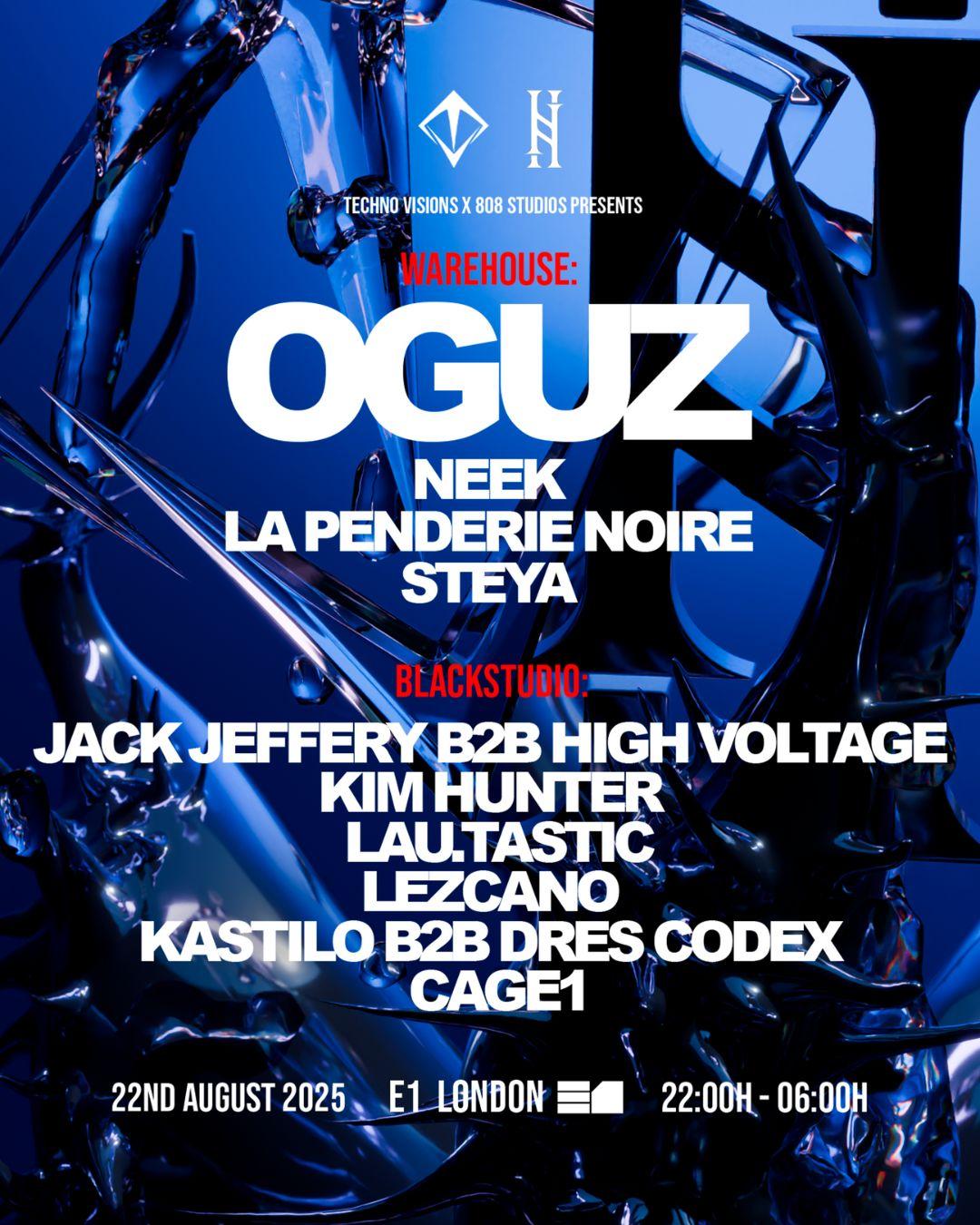 Techno Visions X 808 Studios: Oguz, Neek, Lpn, Steya - Tv Residents