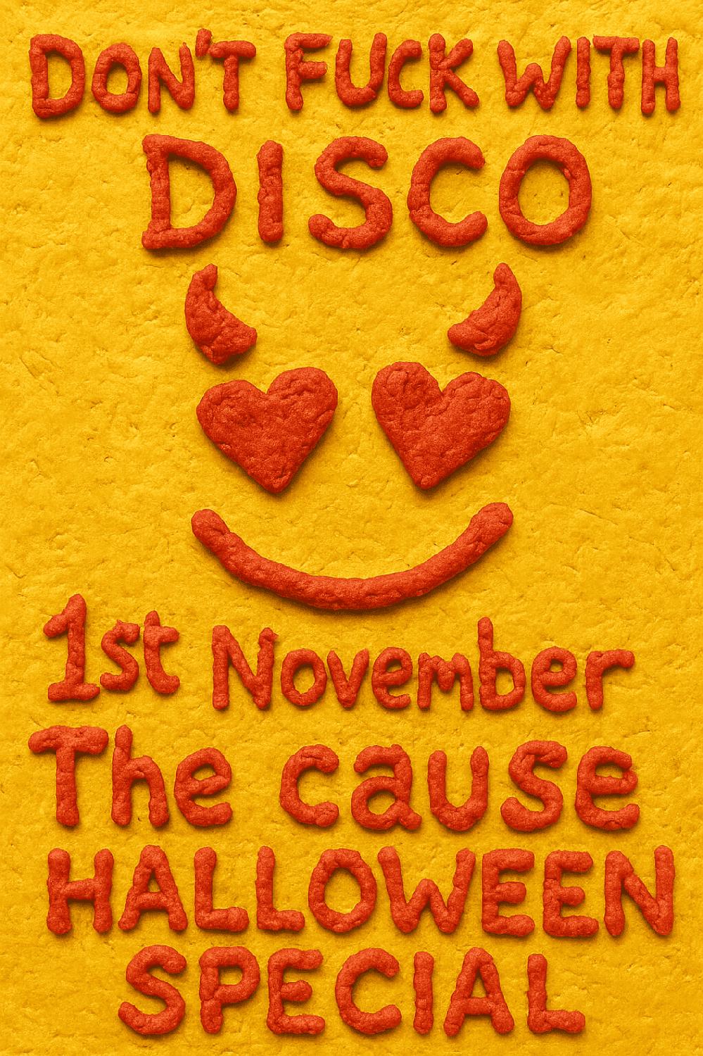 Don'T F**K With Disco - Halloween Day Party (No Costume, No Entry)