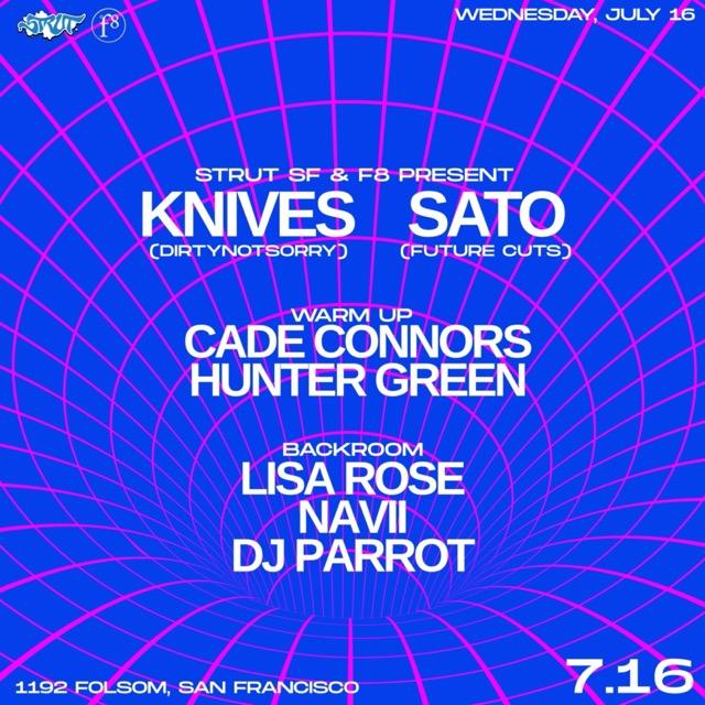 Strut Sf And F8 Present Dj Knives And Sato
