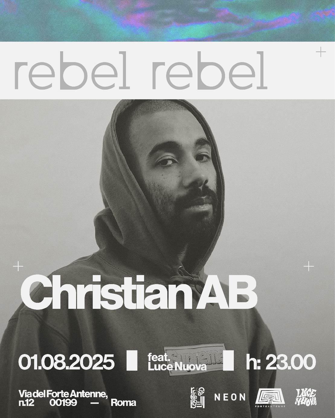 Rebel Rebel Pres Christian Ab, Gabbs, Fabrizio Sala