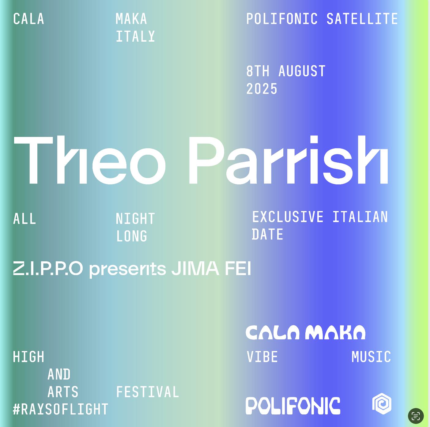 Theo Parrish – All Night Long (Polifonic Satellite, Exclusive Italian Date)