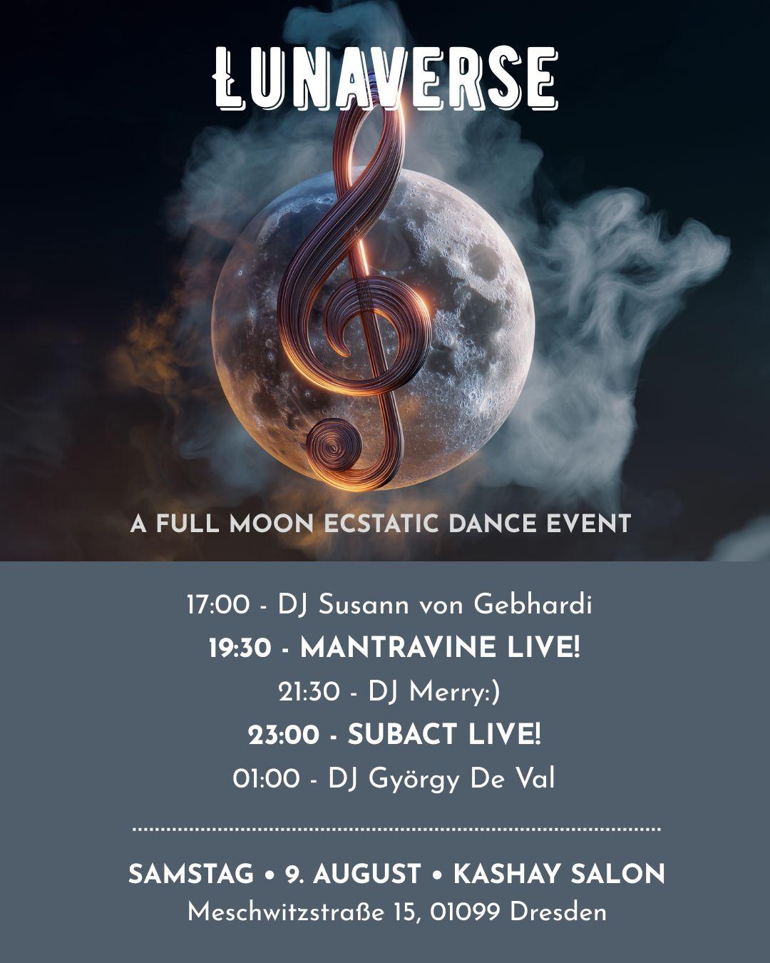 Lunaverse - A Full Moon Ecstatic Dance Event