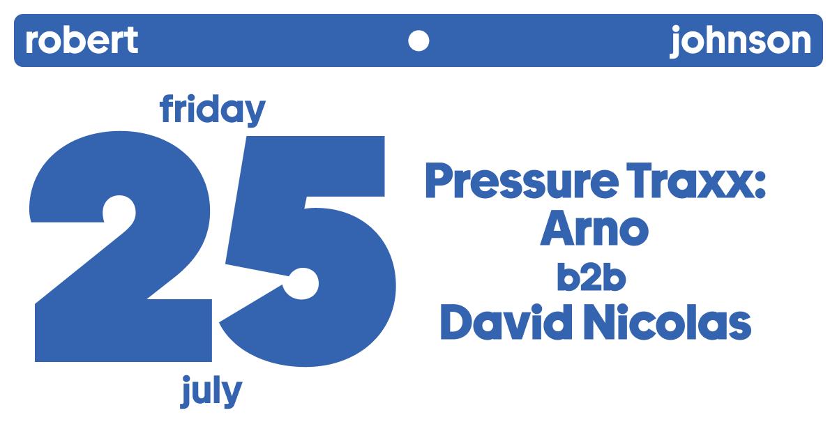 Pressure Traxx: Arno B2B David Nicolas