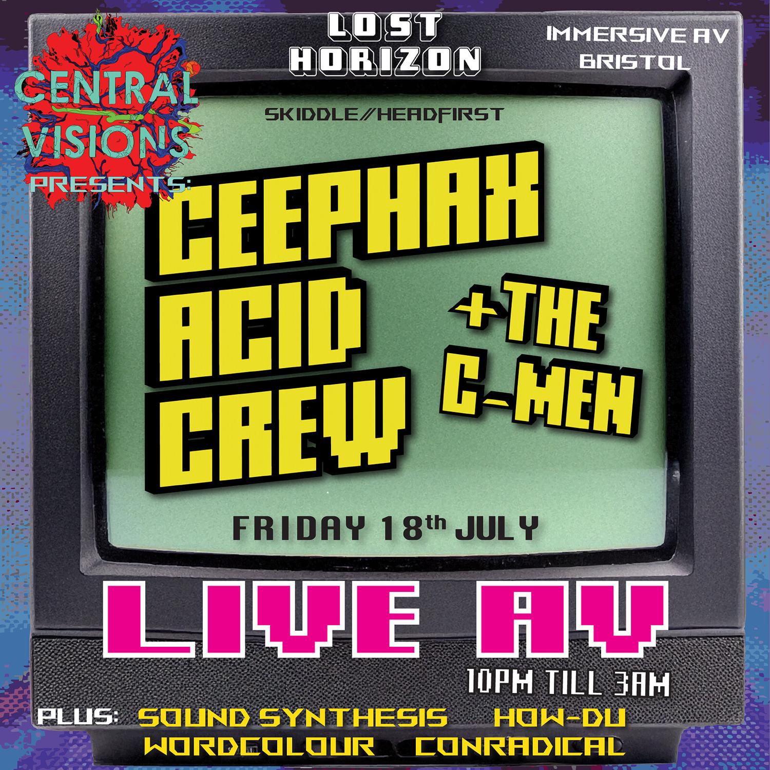 Ceephax Acid Crew + The C-Men (Live Av)