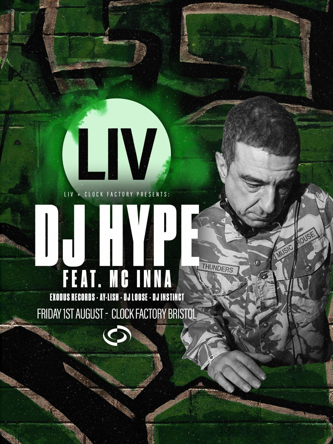 Liv & Clock Factory Bristol Presents: Dj Hype [Exclusive Set]