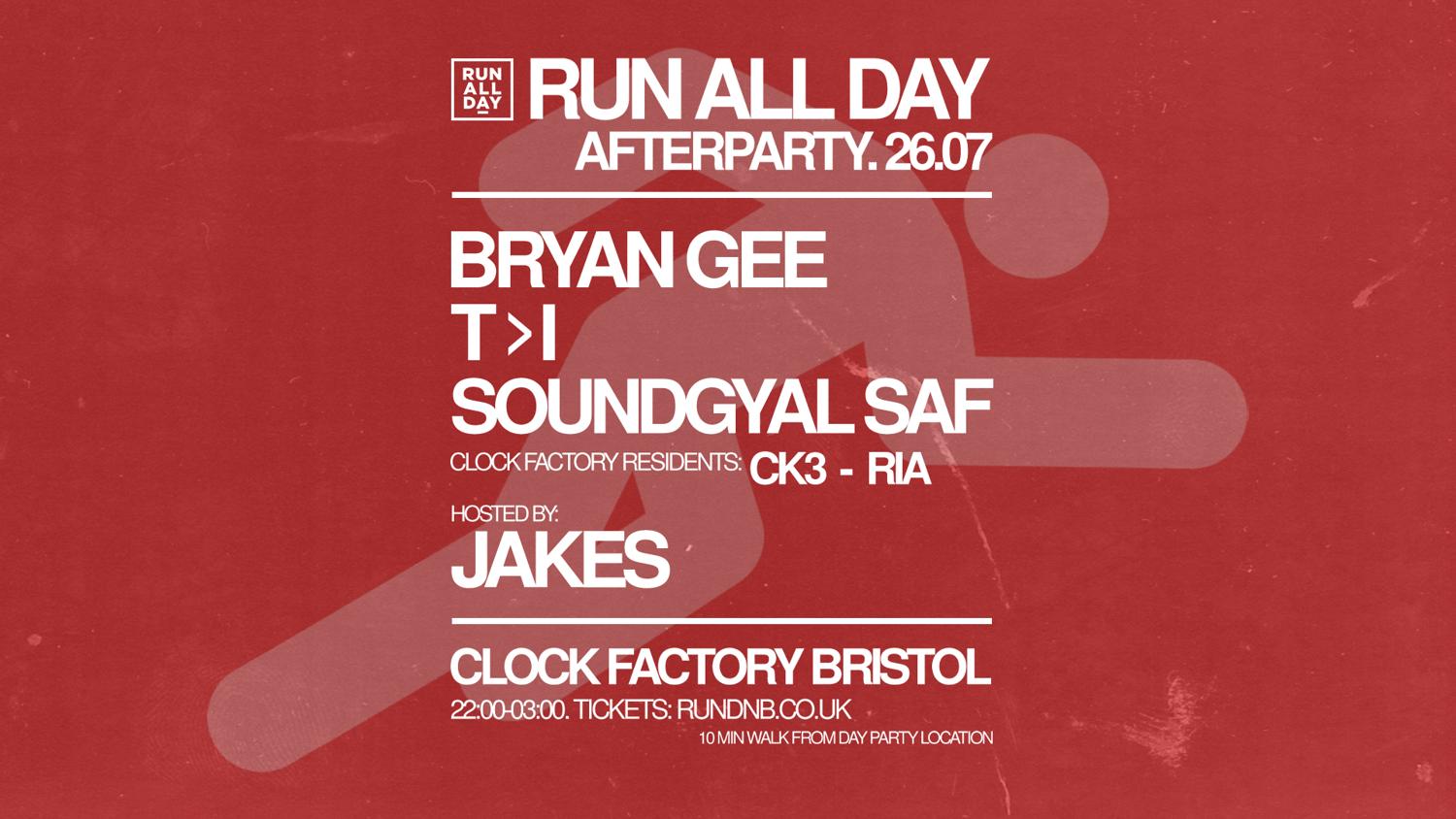 Run All Day Official After Party: Bryan Gee, T>I