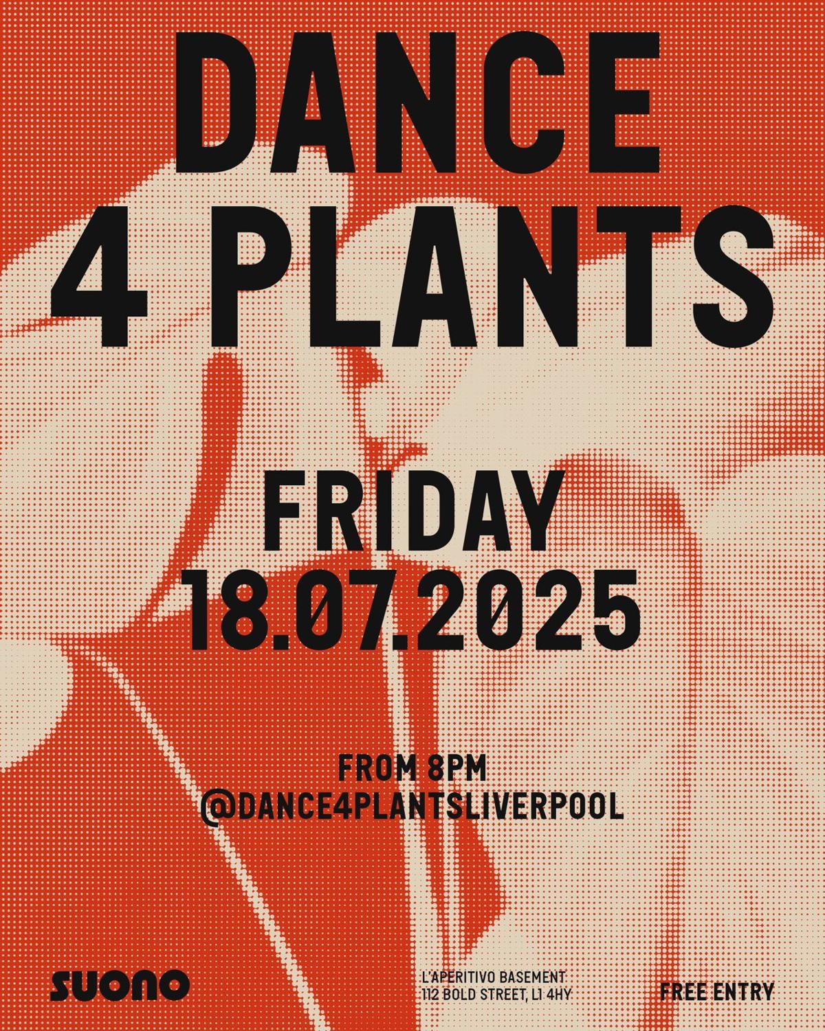 Dance For Plants Suono Takeover: A Palestine Fundraiser
