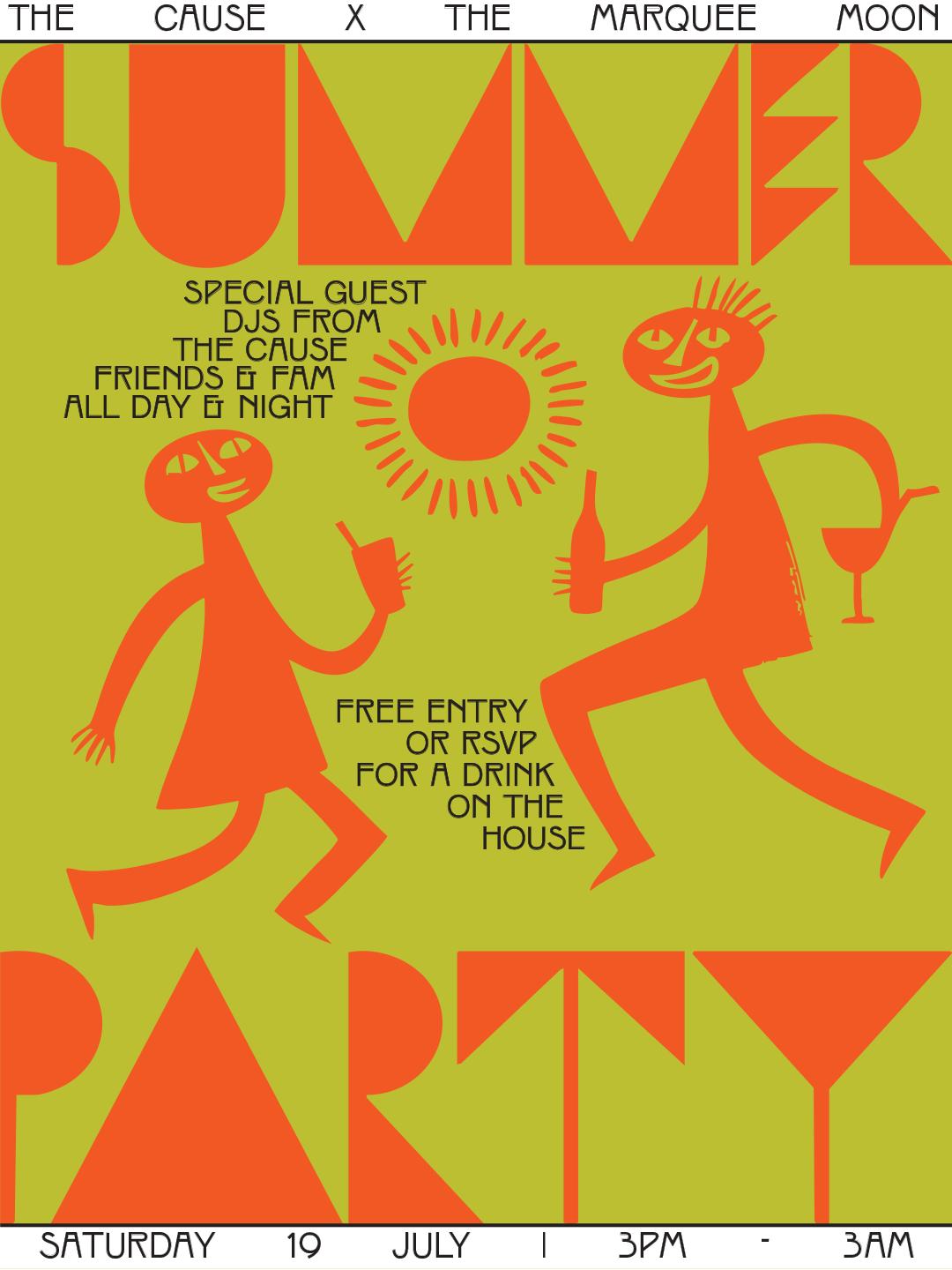 The Cause X The Marquee Moon Summer Party