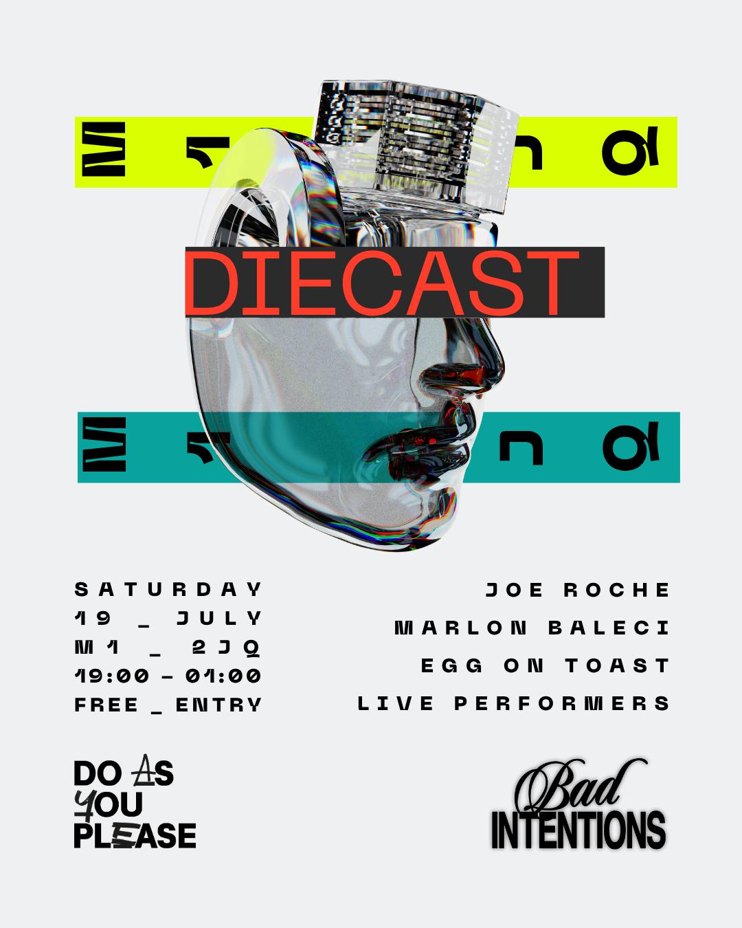 Do As You Please X Bad Intentions With Egg On Toast, Marlon Baleci & Joe Roche