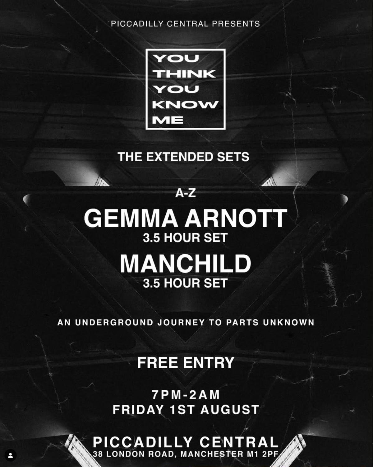 You Think You Know Me: Gemma Arnott + Manchild