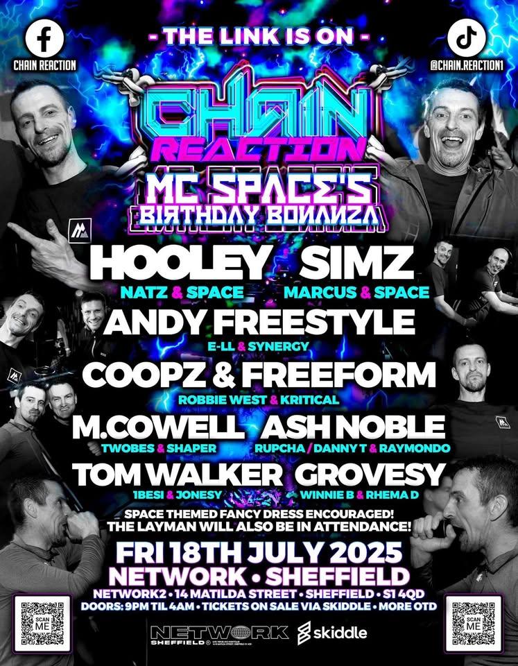 Chain Reaction Presents Mc Space'S Birthday Bonanza!!