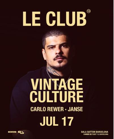 Vintage Culture At Le Club Bcn