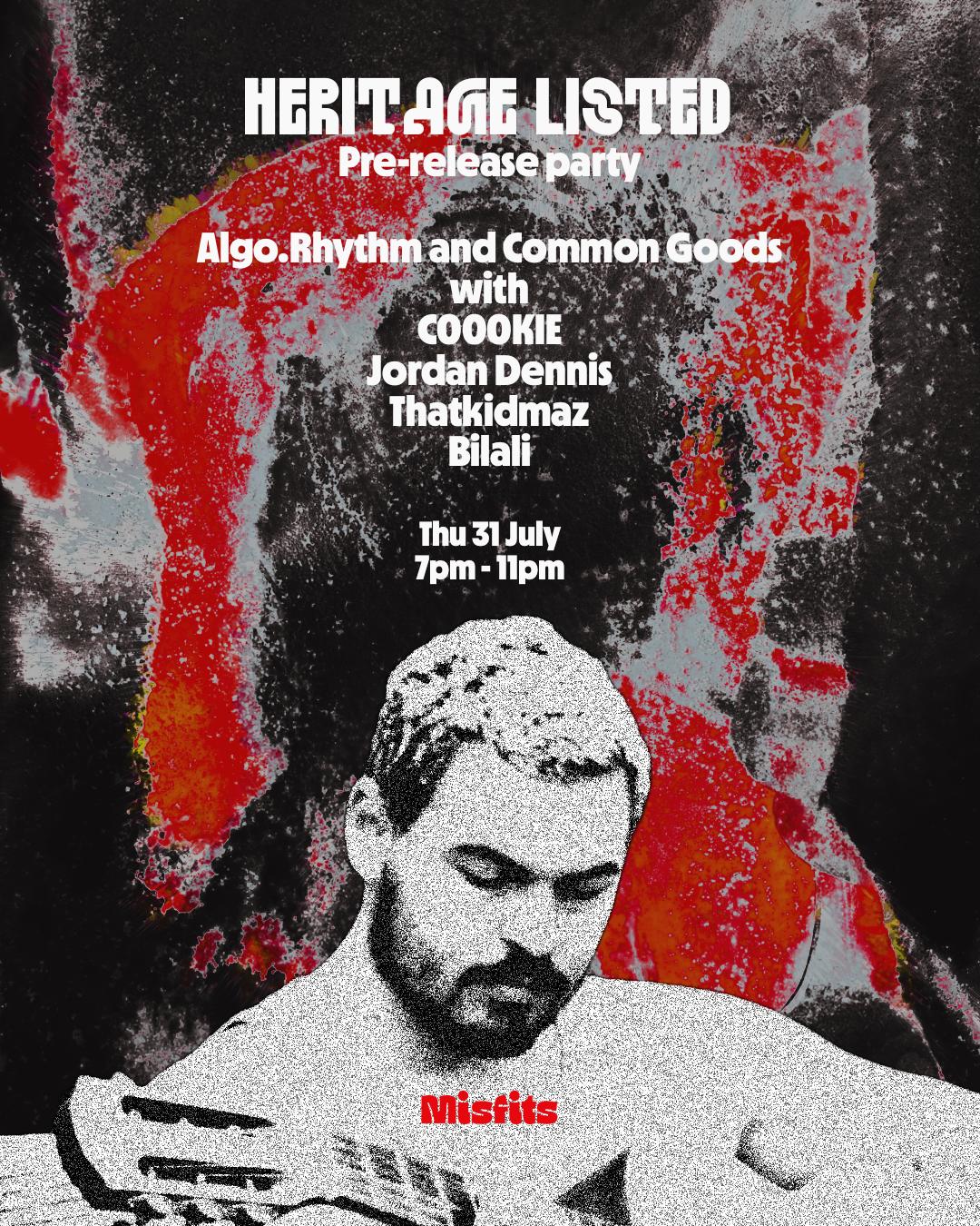 Algo.Rhythm - Heritage Listed: Pre-Release Party