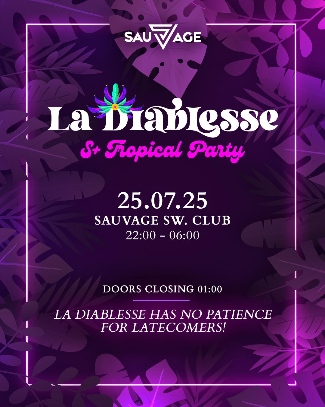La Diablesse Iv - Tropical S+ Party - Night Edition