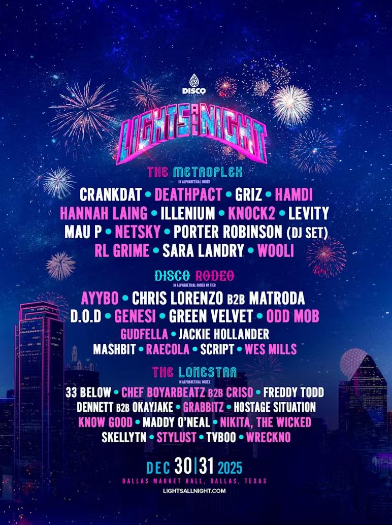 Lights All Night 2025 - Promo Code Ravefam
