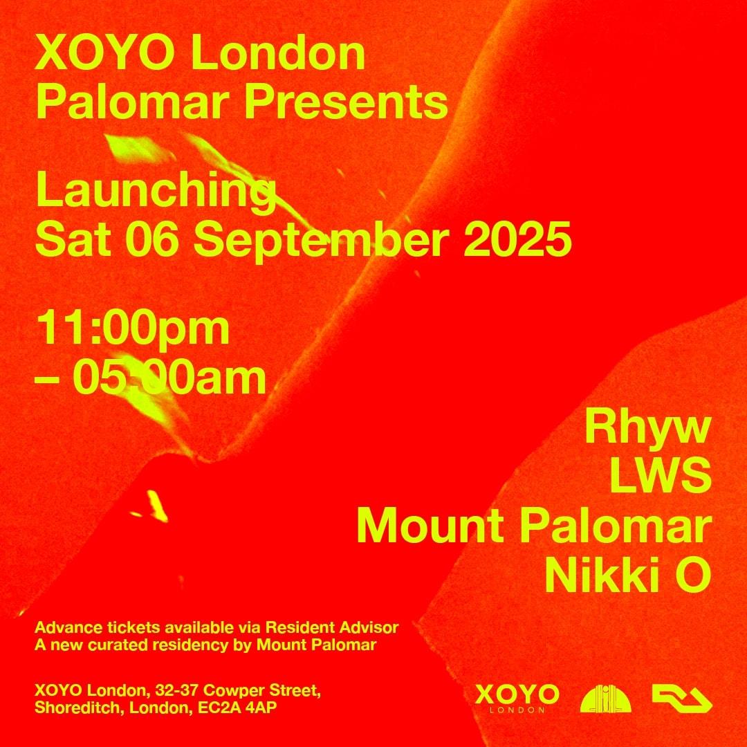 Palomar Presents: Rhyw / Lws / Mount Palomar / Nikki O