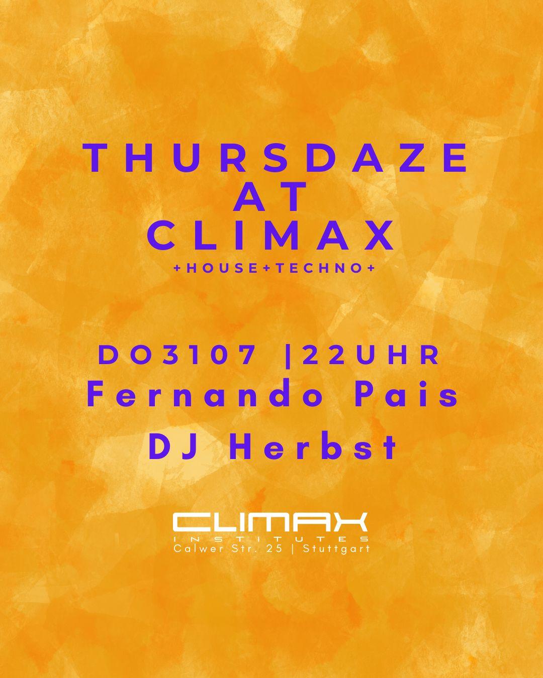 Thursdaze W/Fernando Pais & Dj Herbst