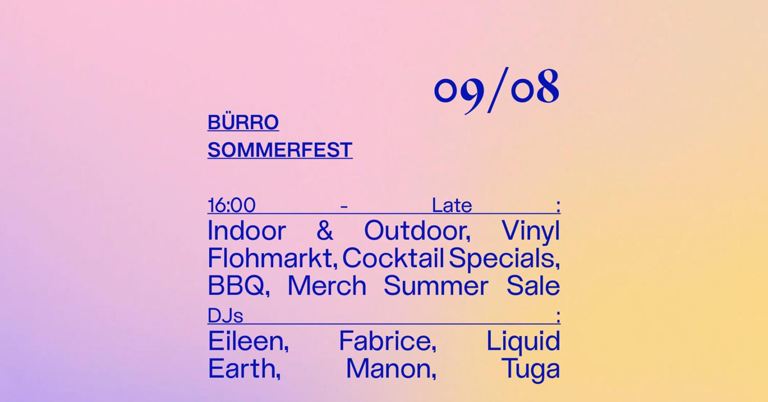 Bürro Sommerfest
