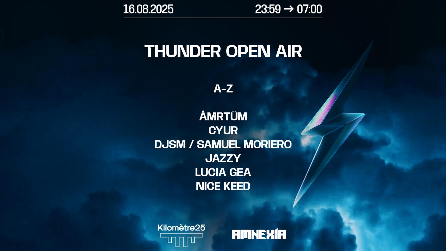 Thunder: Jazzy, Nice Keed, Åmrtüm, Cyur, Lucia Gea