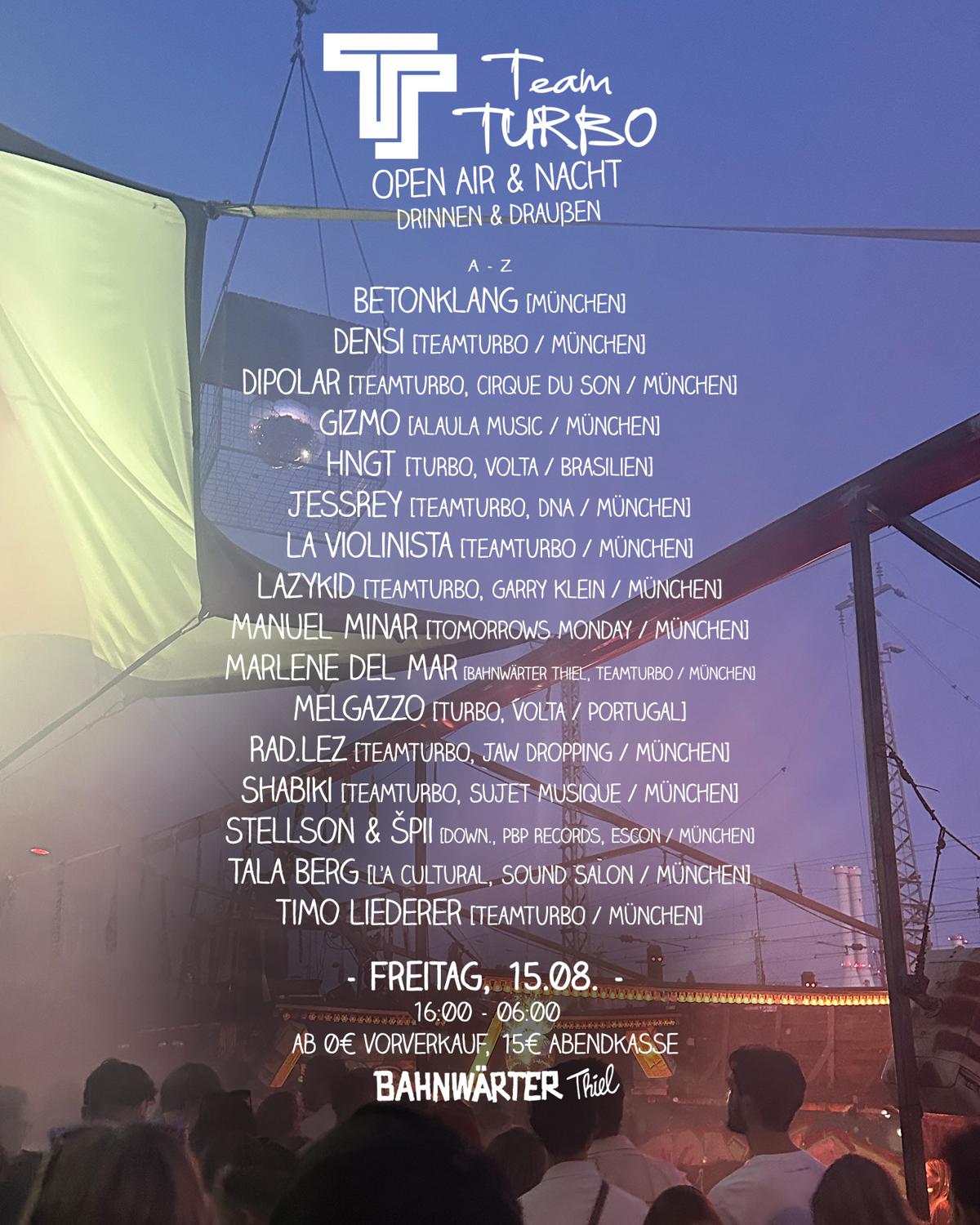 Teamturbo Open Air & Nacht – Drinnen & Draußen | Bahnwärter Thiel