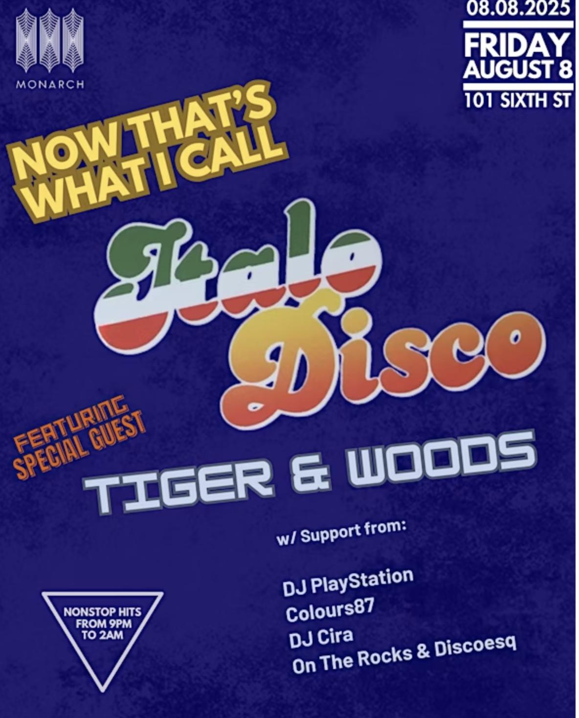 Italo Disco Party Feat. Tiger & Woods