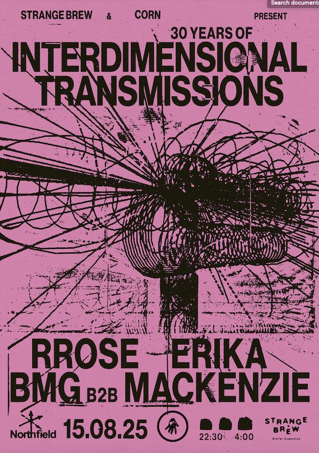 30 Years Of Interdimensional Transmissions - Rrose, Erika, Bmg & Mackenzie