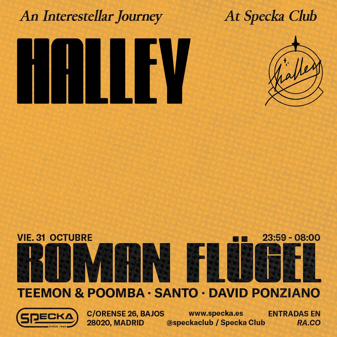 Roman Flügel - Halley Halloween Night // Solo Entradas En Puerta