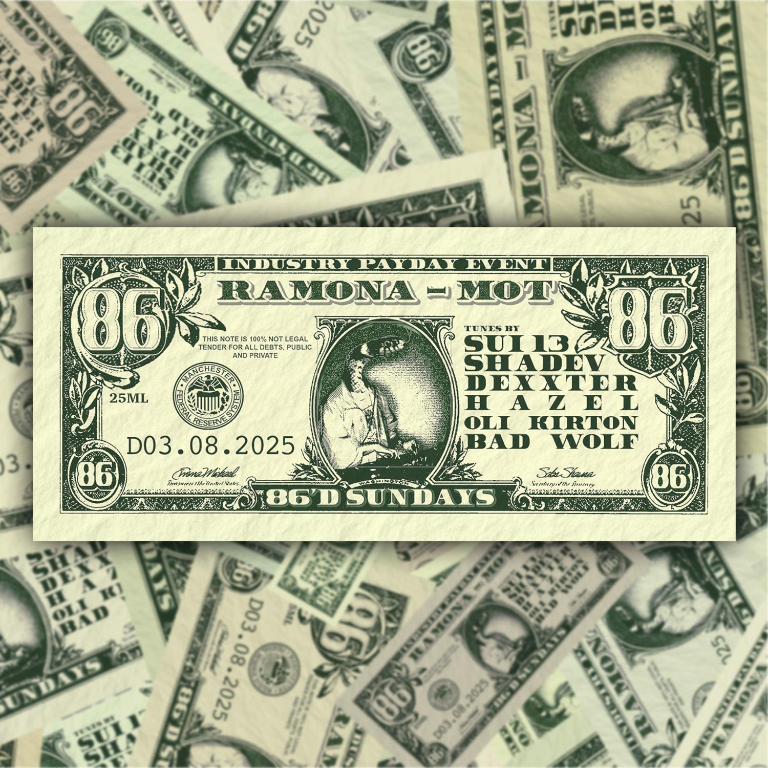 86D Sundays: Money Talks