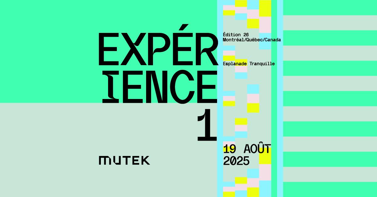 Mutek - Expérience 1