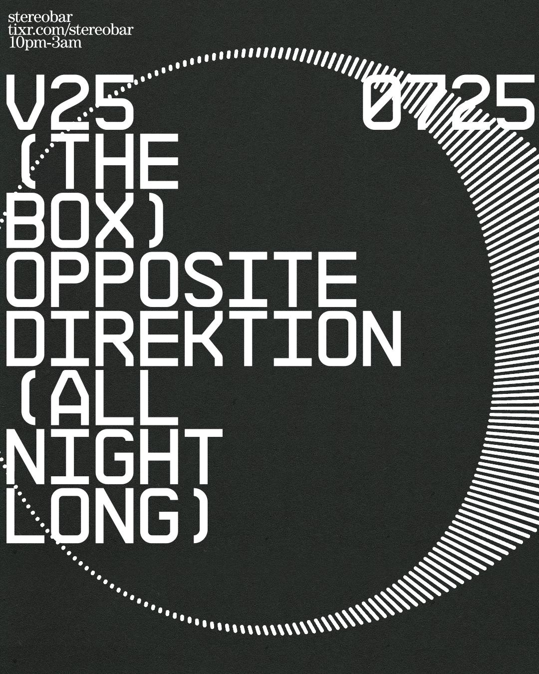 The Box: Opposite Direktion (All Night Long)