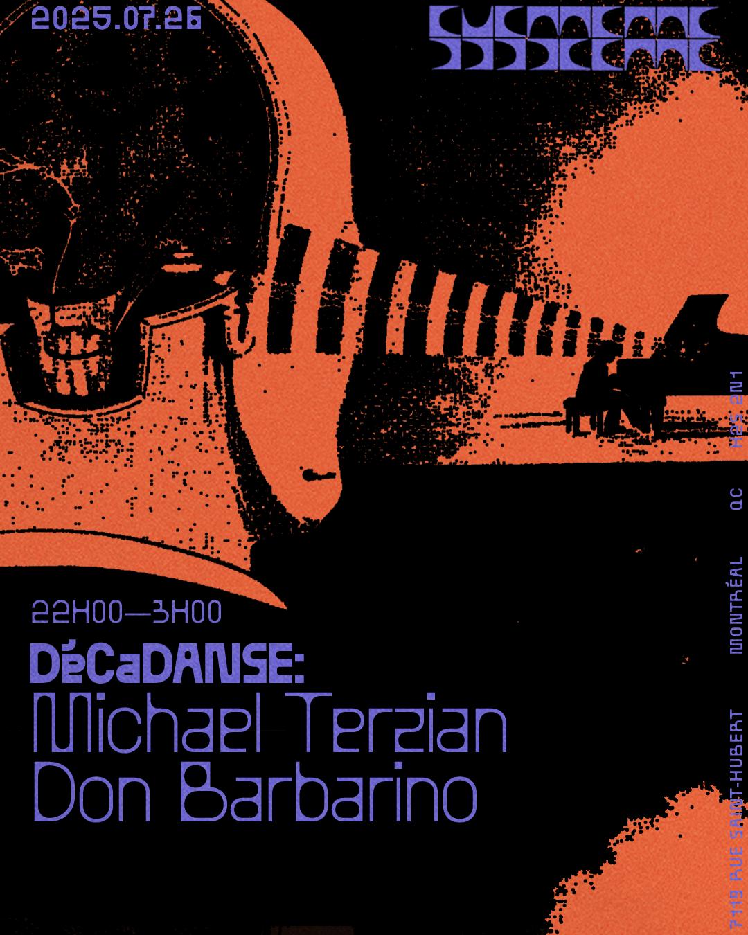 Décadanse: Michael Terzian + Don Barbarino