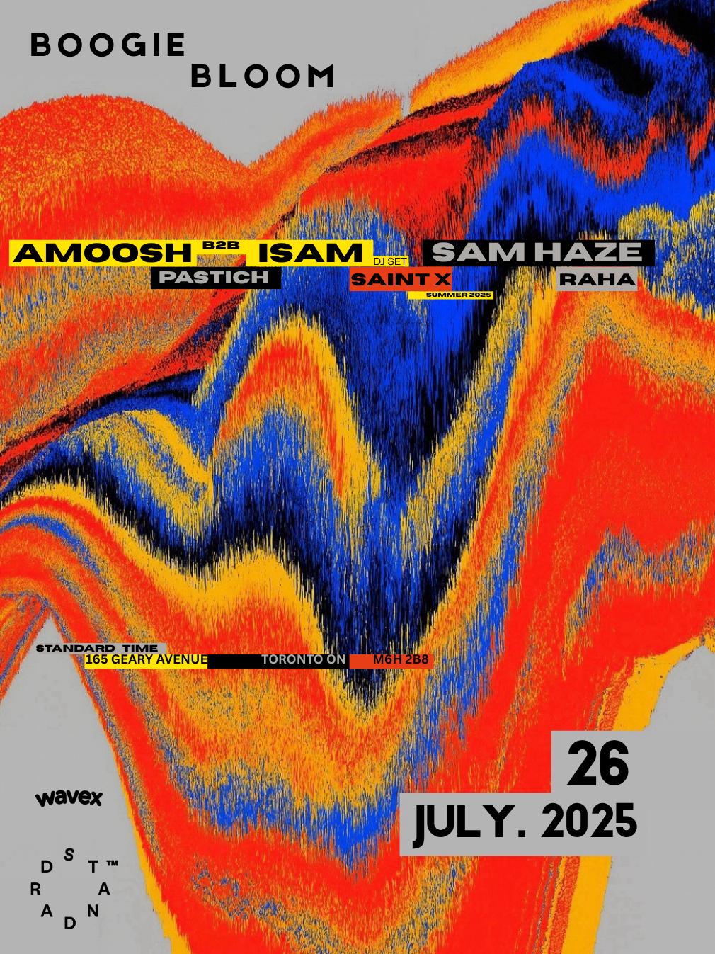 Boogie Bloom Featuring Amoosh, Isam, Sam Haze, Pastich, Saint X, And Raha