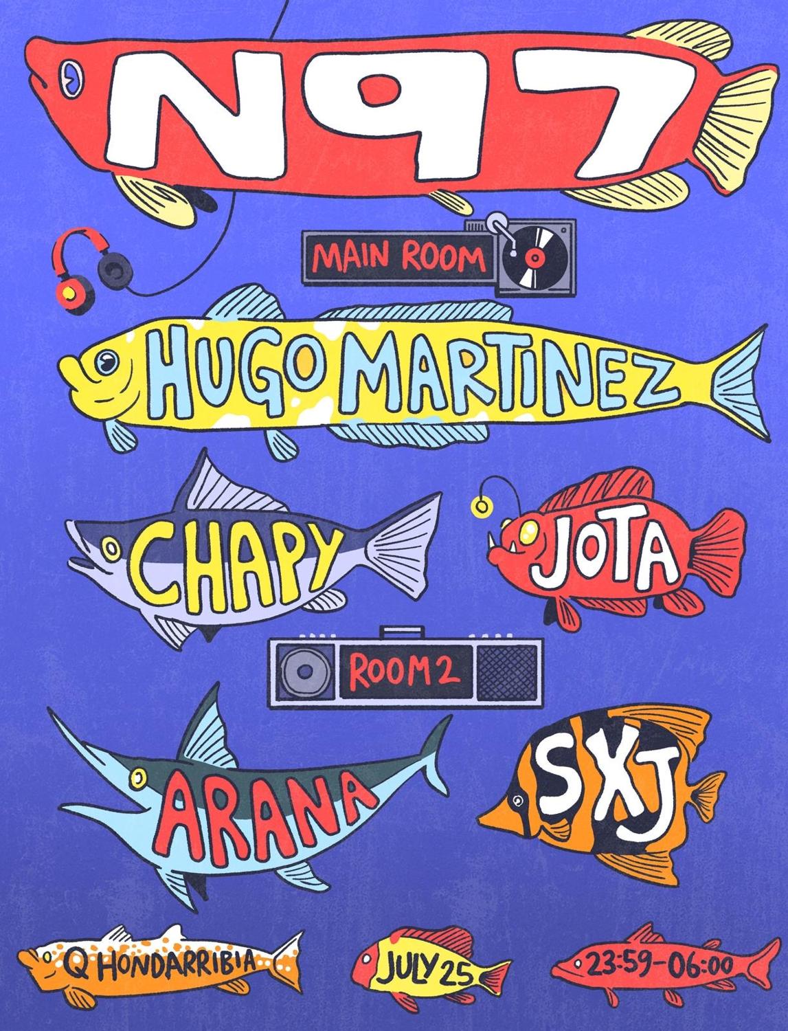 N97: Hugo Martinez + Chapy + Jota / Arana + Sxj